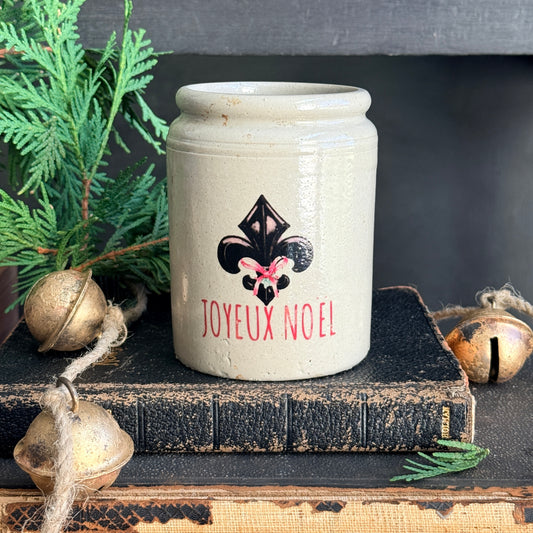 Stoneware Crock - Joyeux Noël