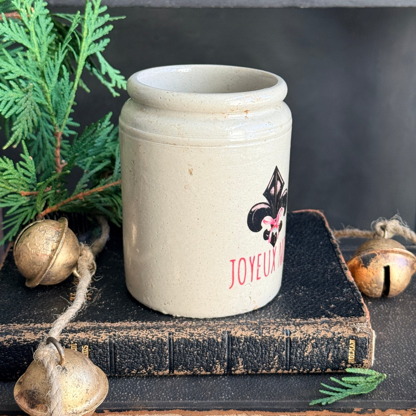 Stoneware Crock - Joyeux Noël