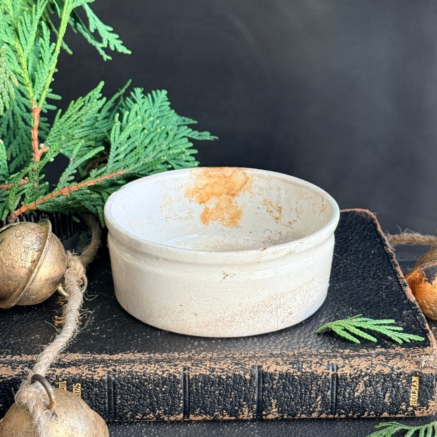 Ironstone Dish - Vintage Christmas