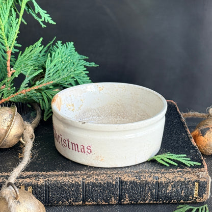 Ironstone Dish - Vintage Christmas