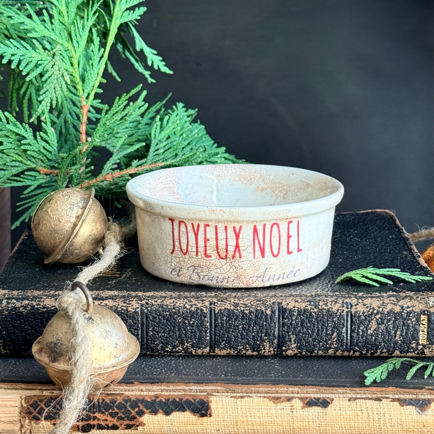 Ironstone Dish - Joyeux Noël