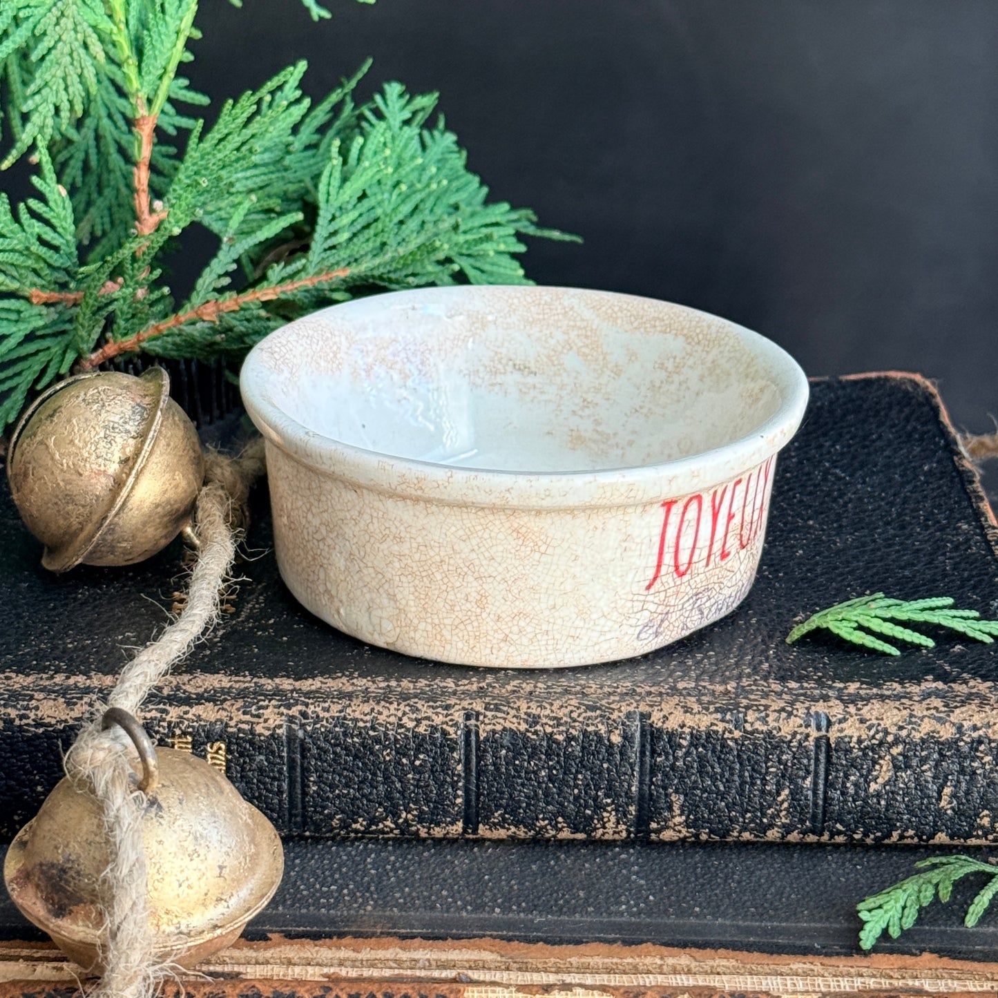 Ironstone Dish - Joyeux Noël