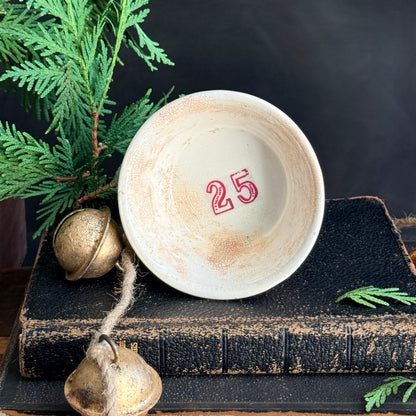 Ironstone Dish - Joyeux Noël