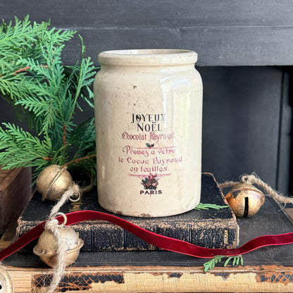 Stoneware Crock - Joyeux Noël
