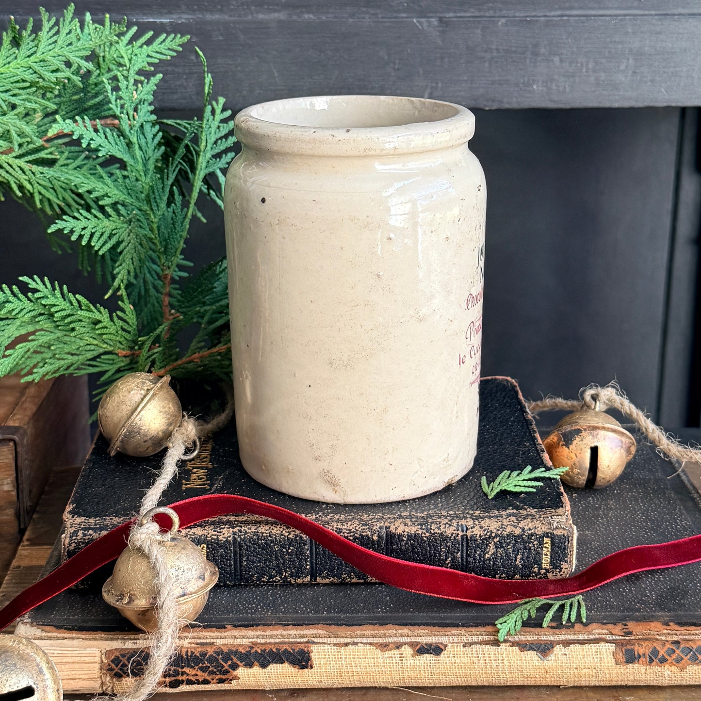 Stoneware Crock - Joyeux Noël