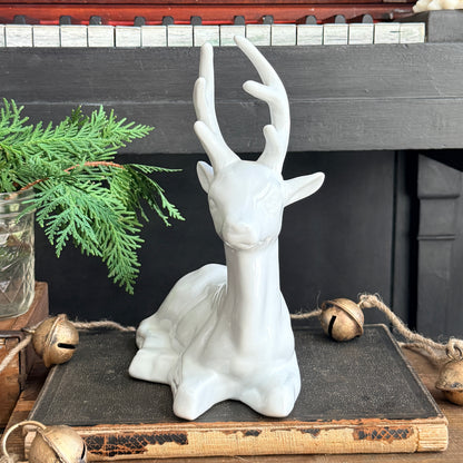 White Ceramic Buck
