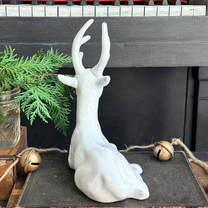 White Ceramic Buck