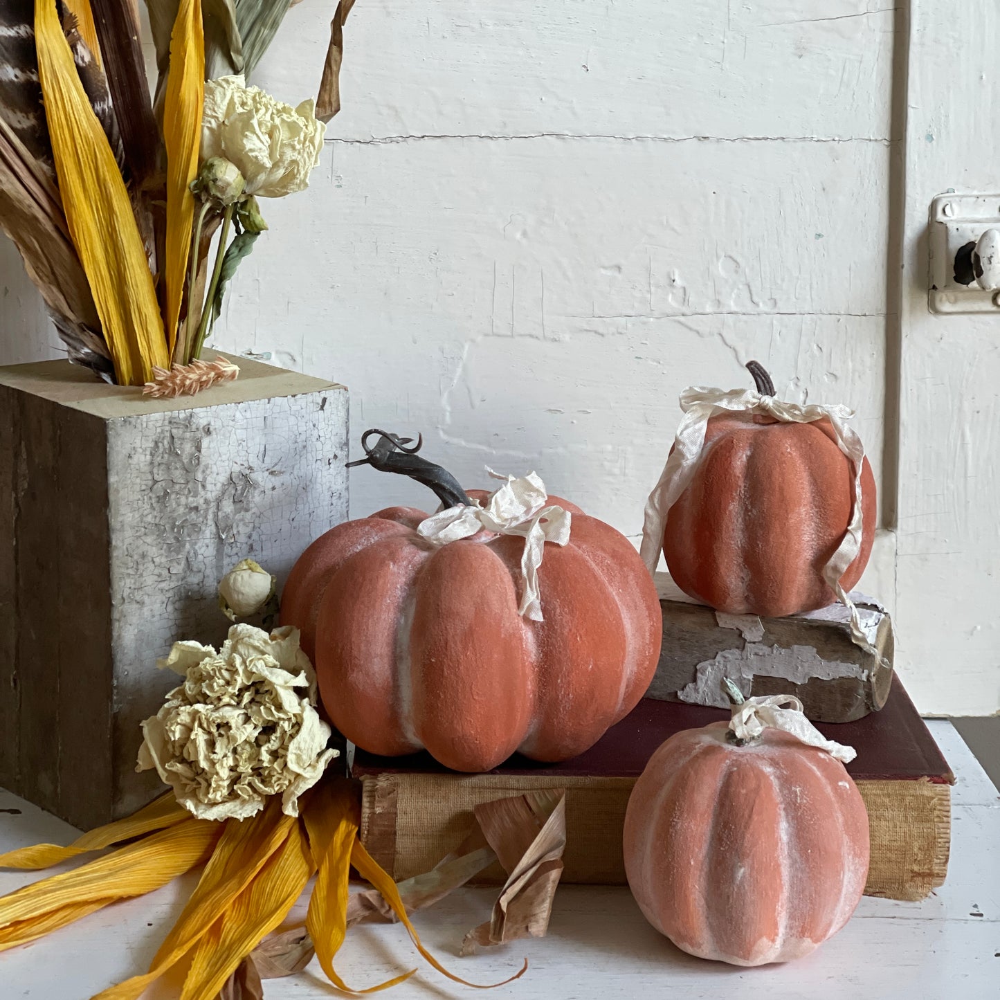 "Terracotta" Pumpkin Trio - Orange