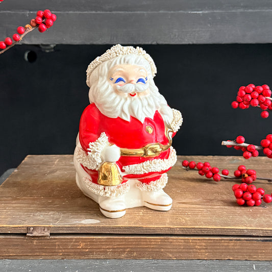 Vintage Spaghetti Santa Claus Bank