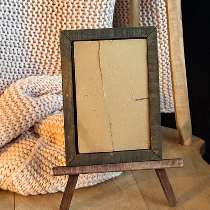 Antique Cupid Awake Print – Wooden Frame