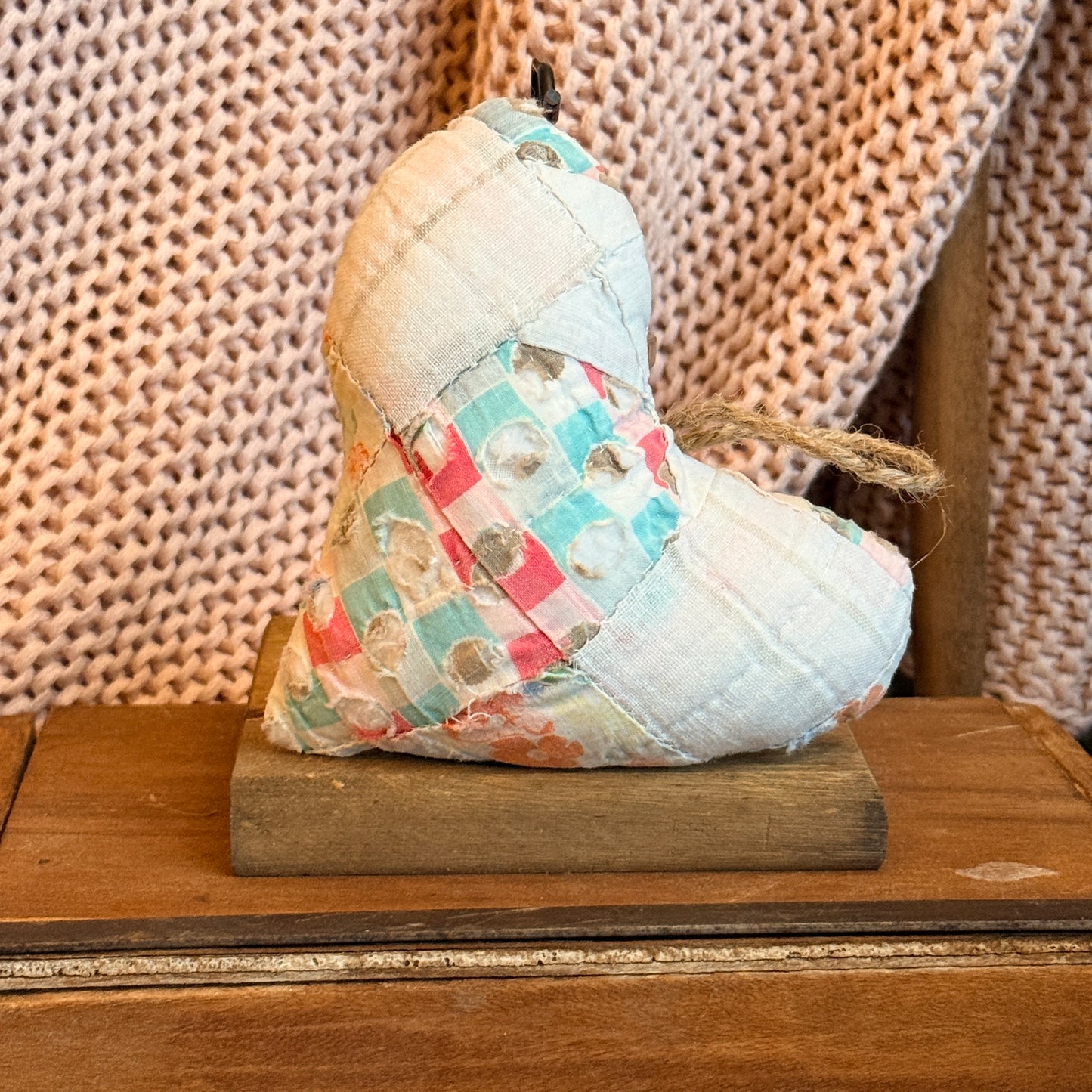 Vintage Quilt Heart