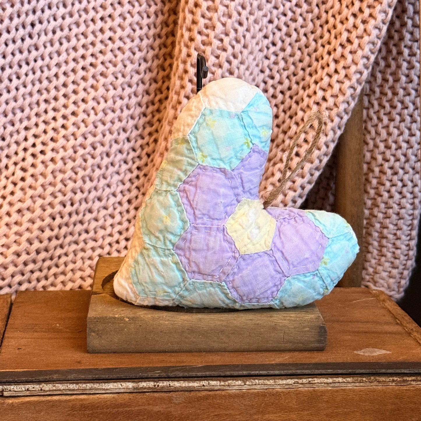Vintage Quilt Heart