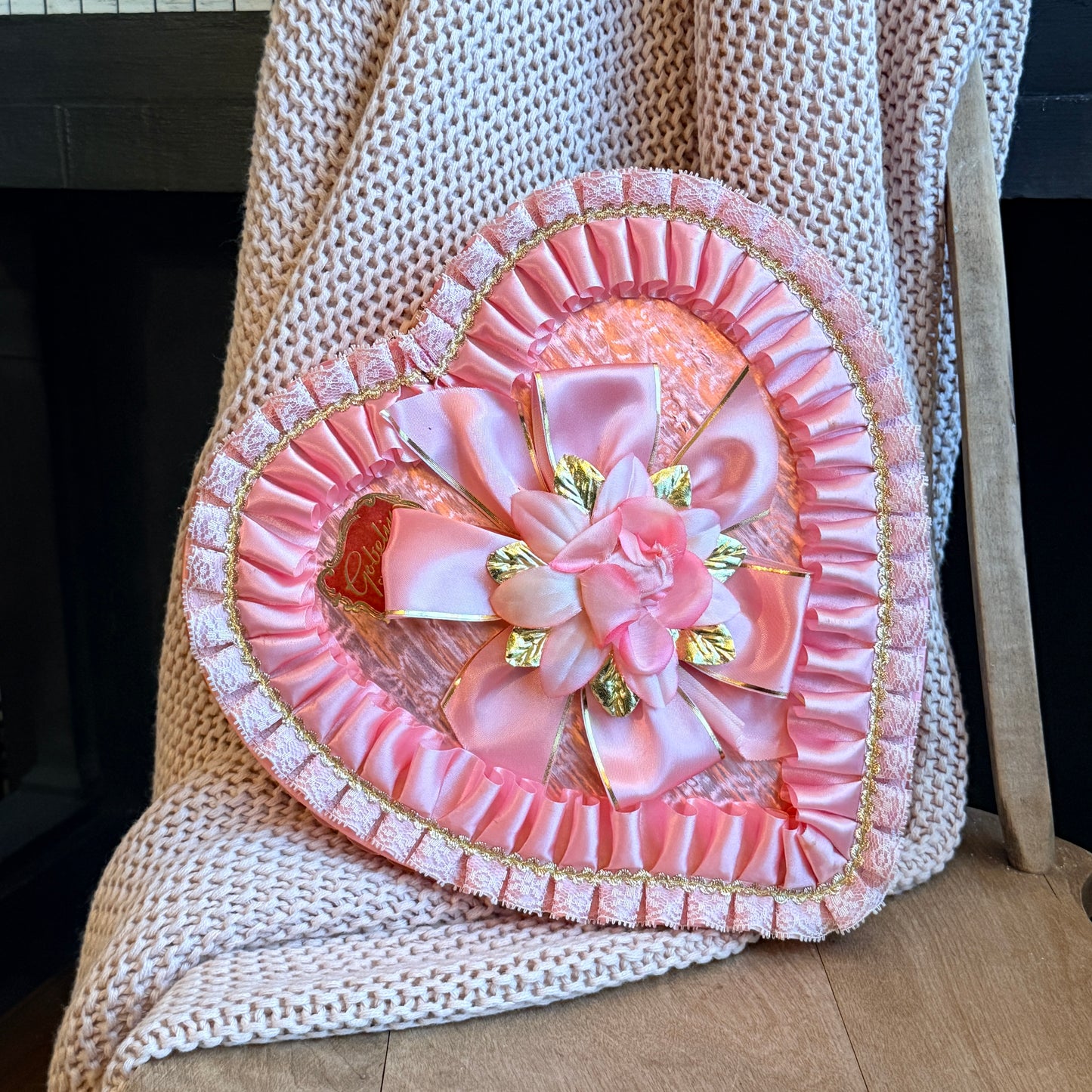 Vintage Pink Valentine Chocolate Box