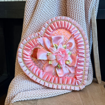 Vintage Pink Valentine Chocolate Box