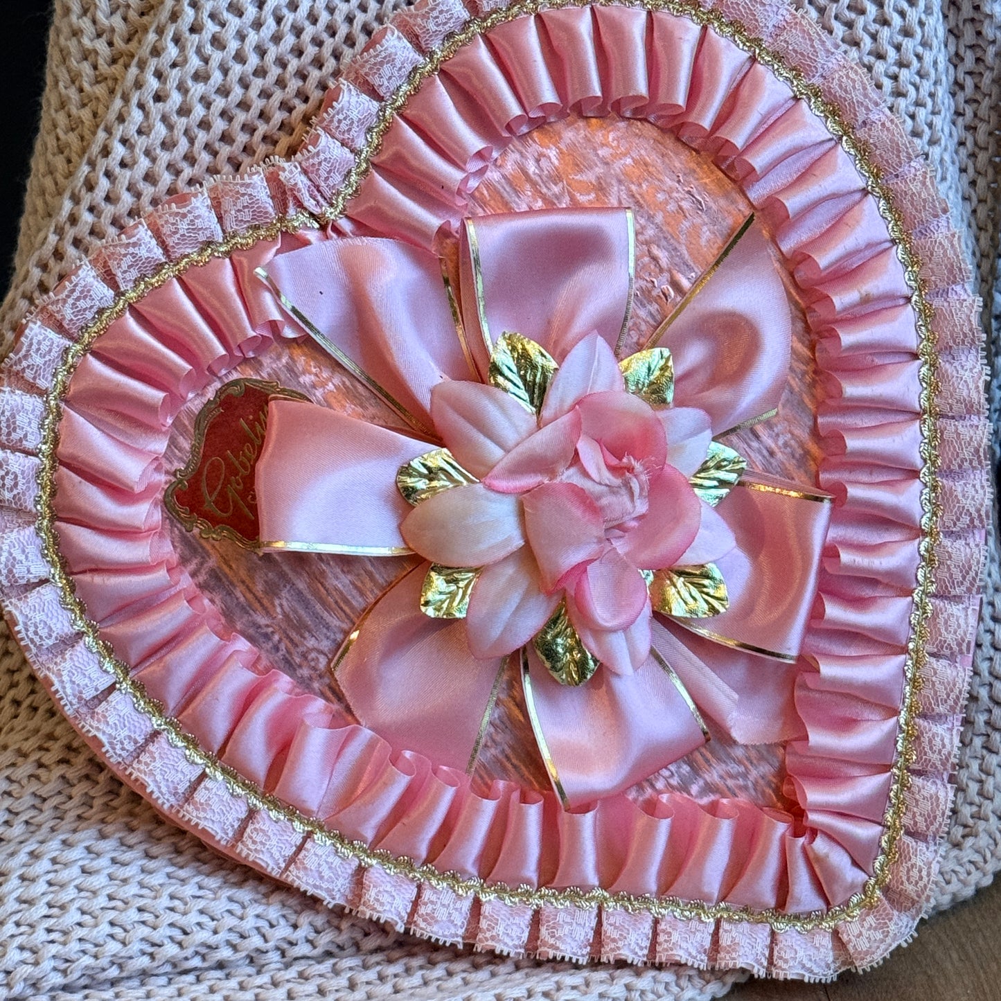 Vintage Pink Valentine Chocolate Box