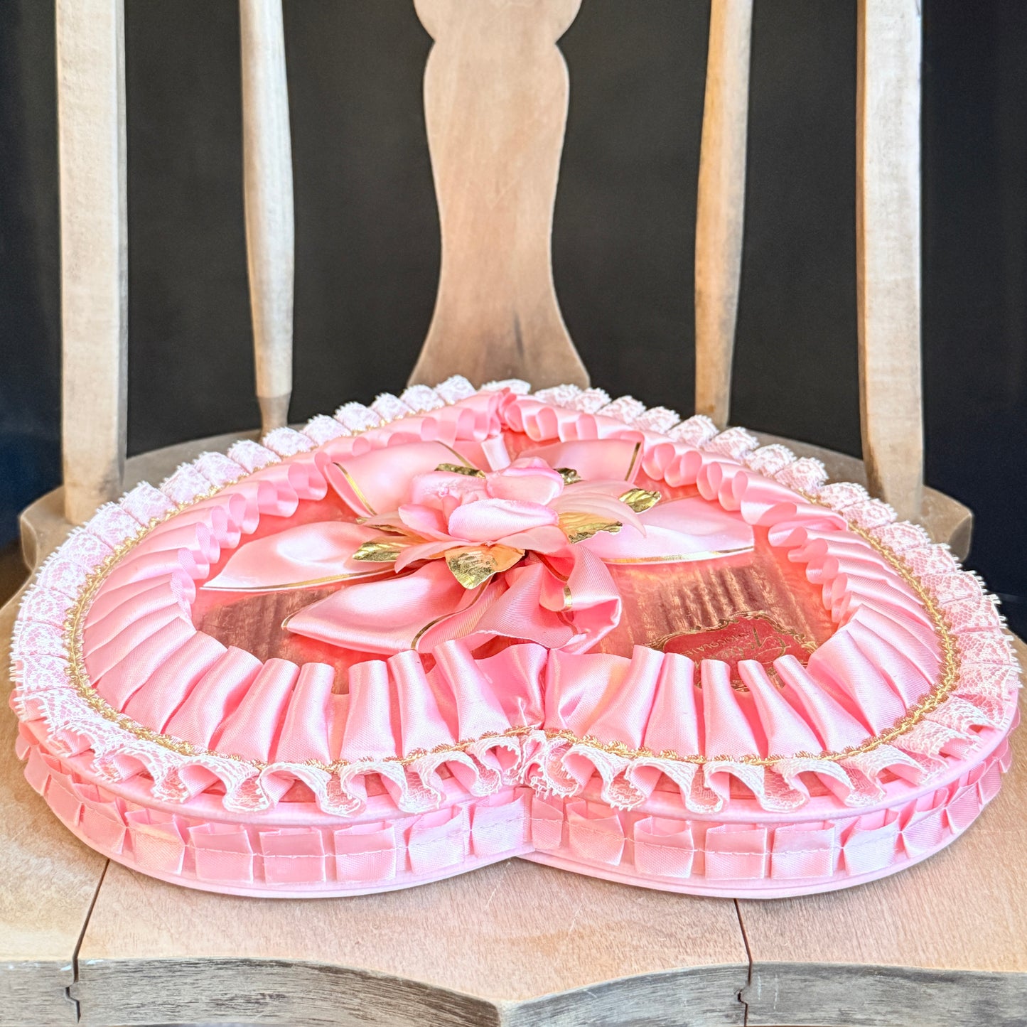 Vintage Pink Valentine Chocolate Box