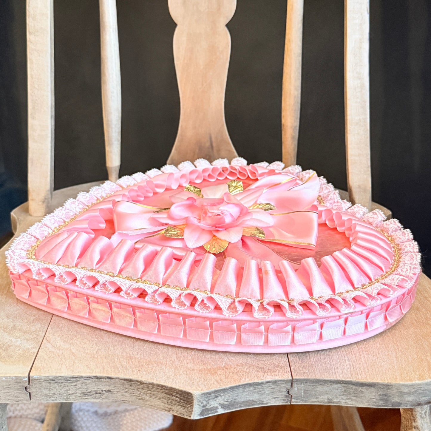 Vintage Pink Valentine Chocolate Box