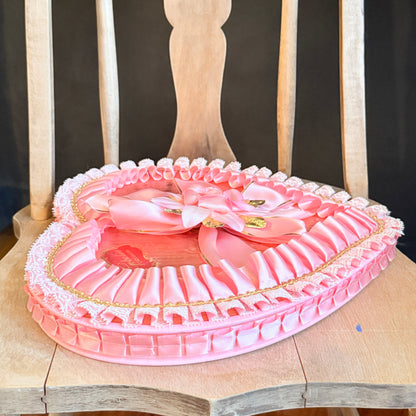 Vintage Pink Valentine Chocolate Box