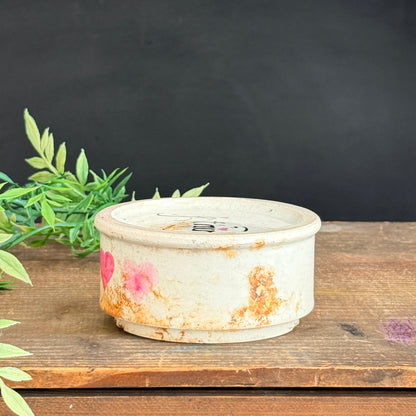 Ironstone Riser - Pink Hearts + Je t'aime