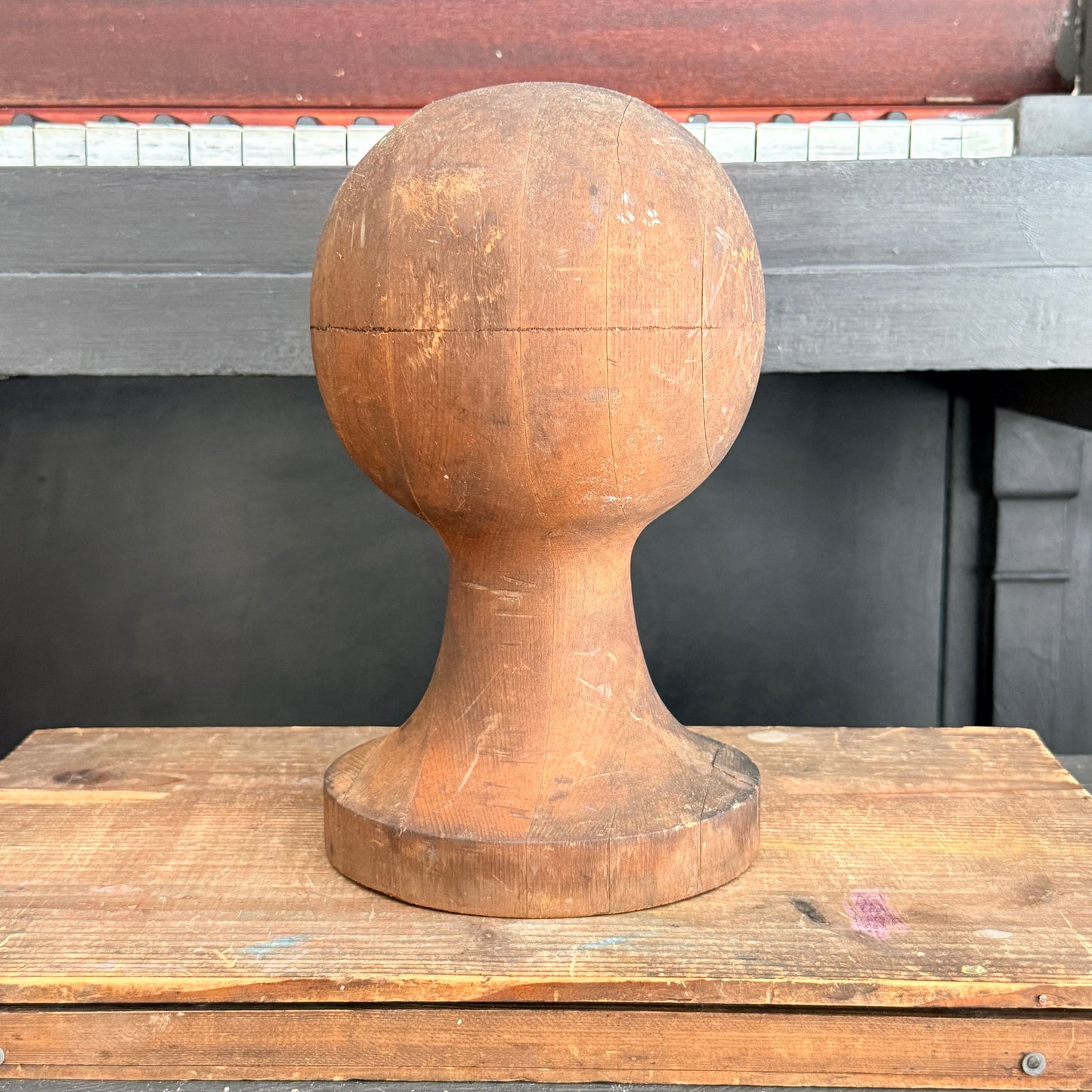 Antique Wooden Finial