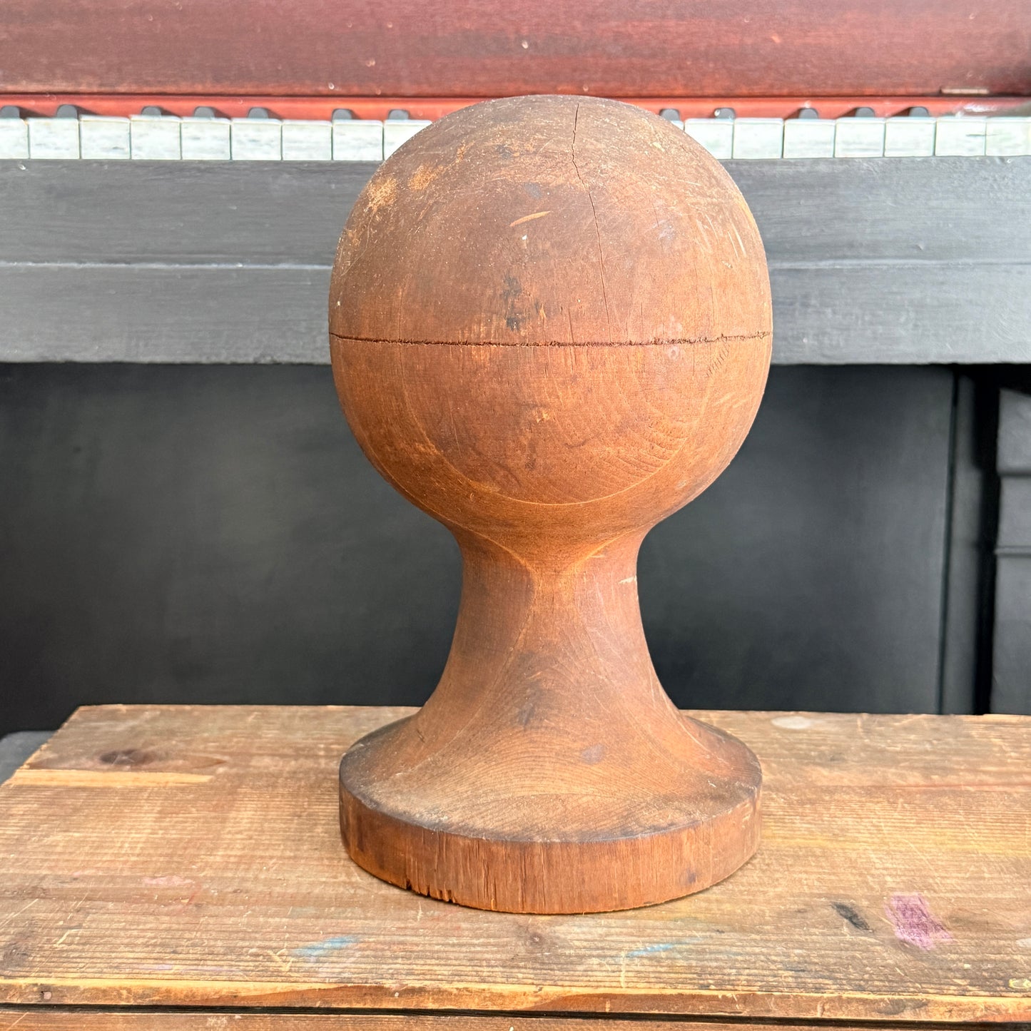 Antique Wooden Finial