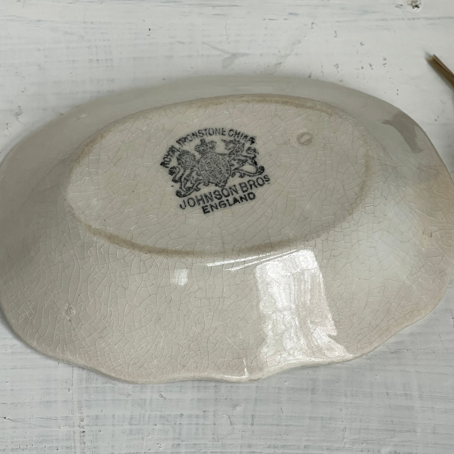 Royal Ironstone Scalloped Dish II