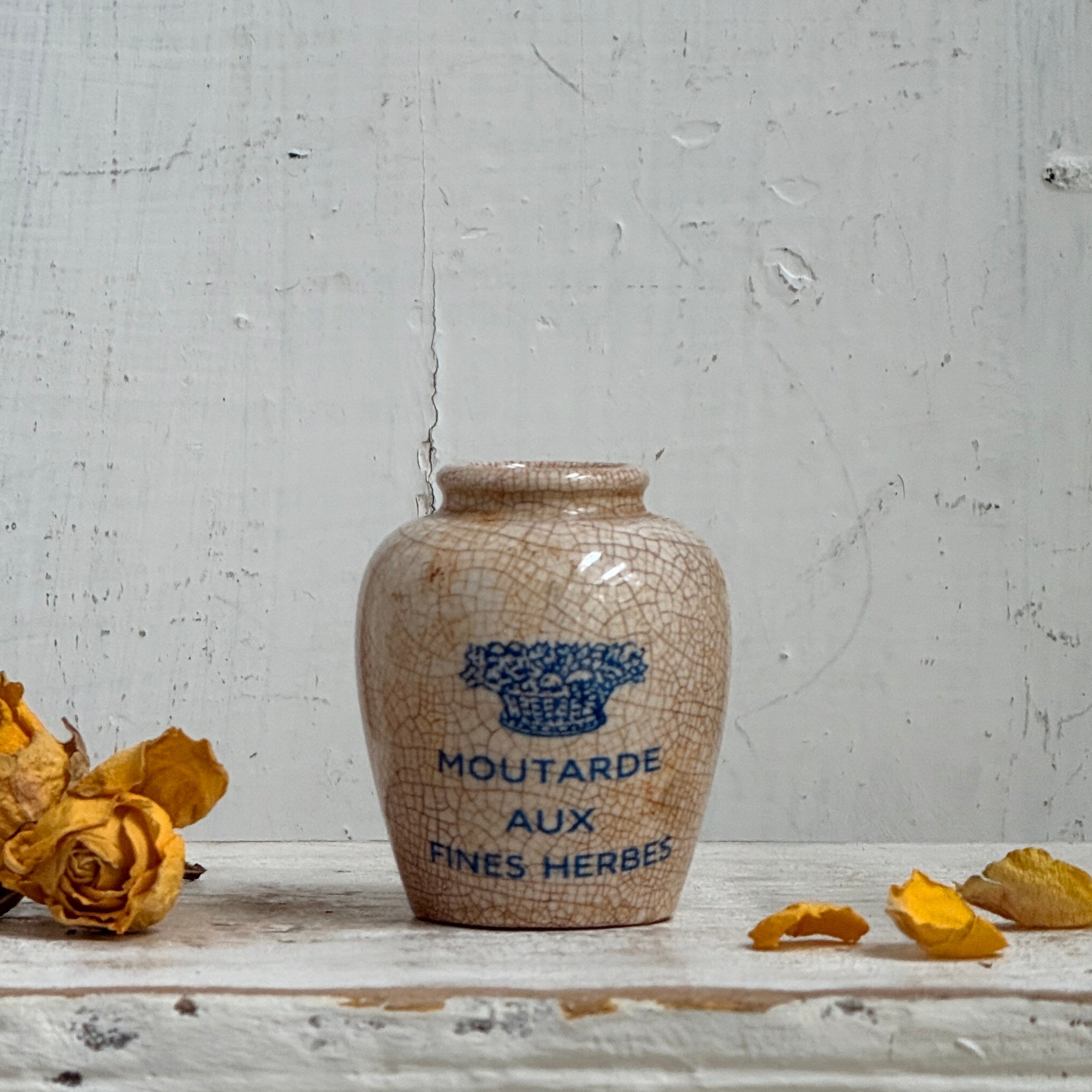 Moutard Aux Fine Herbes-Ironstone Pot