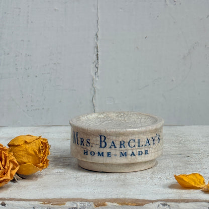 Mrs. Barclay's-Ironstone Riser