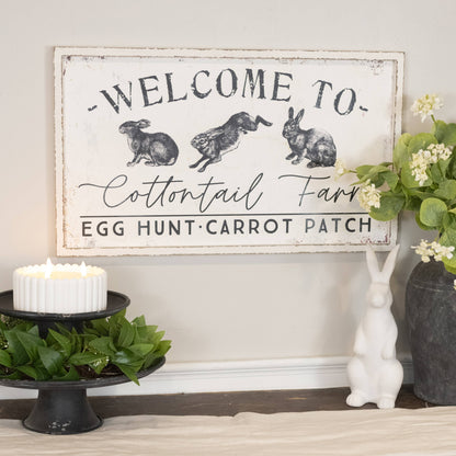 Cotton Tail Farm Sign
