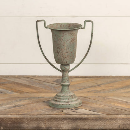 Green Patina Vase