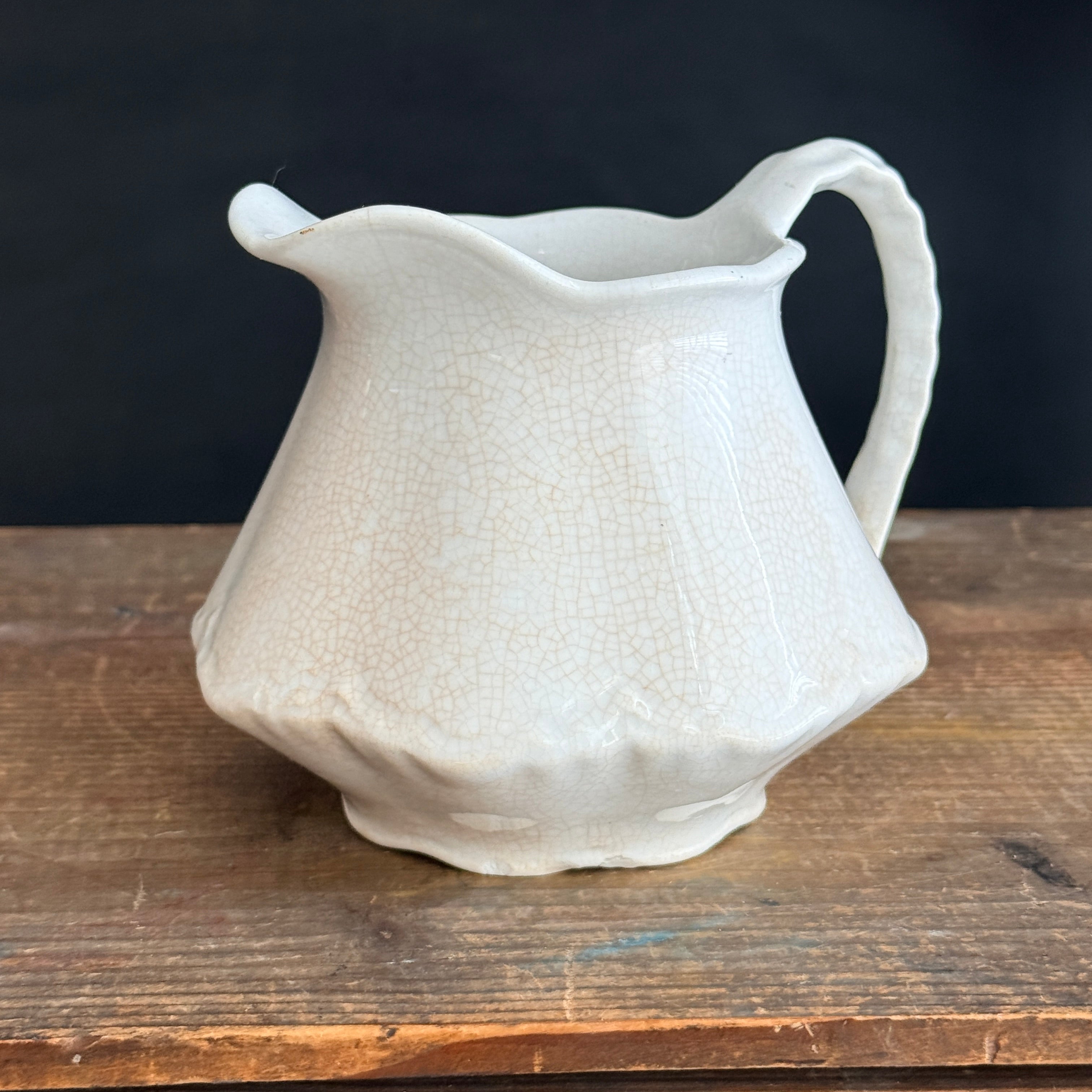 Homer Laughlin Small Pitcher – Fairy Dust and Rust