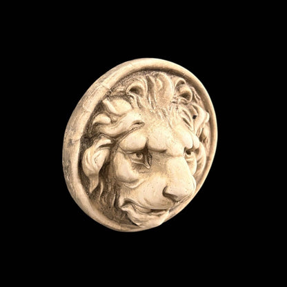 Large Lion Medallion Wall Plaque