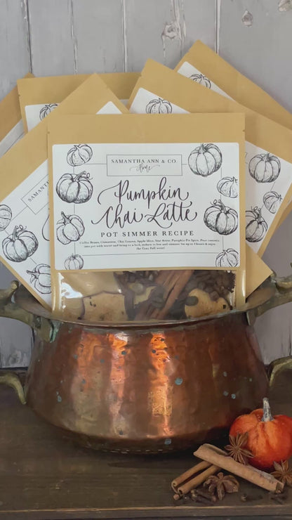 Pumpkin Chai Latte Simmer Pack