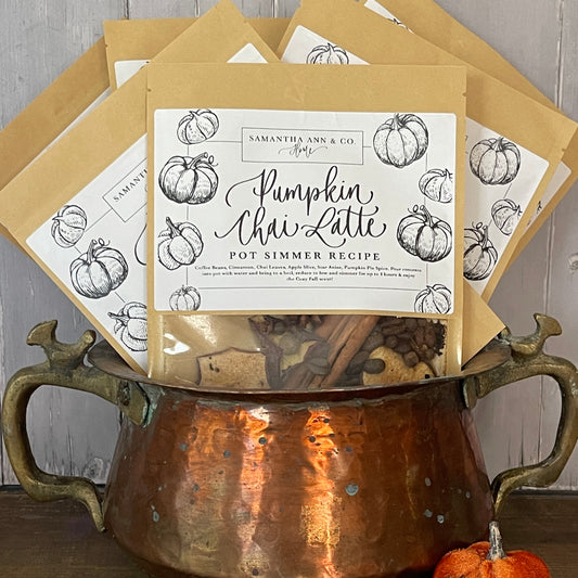 pumpkin scented simmer pots 
