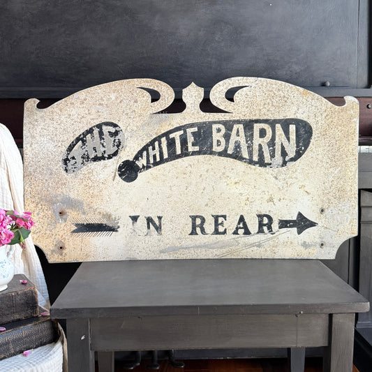 The White Barn Sign