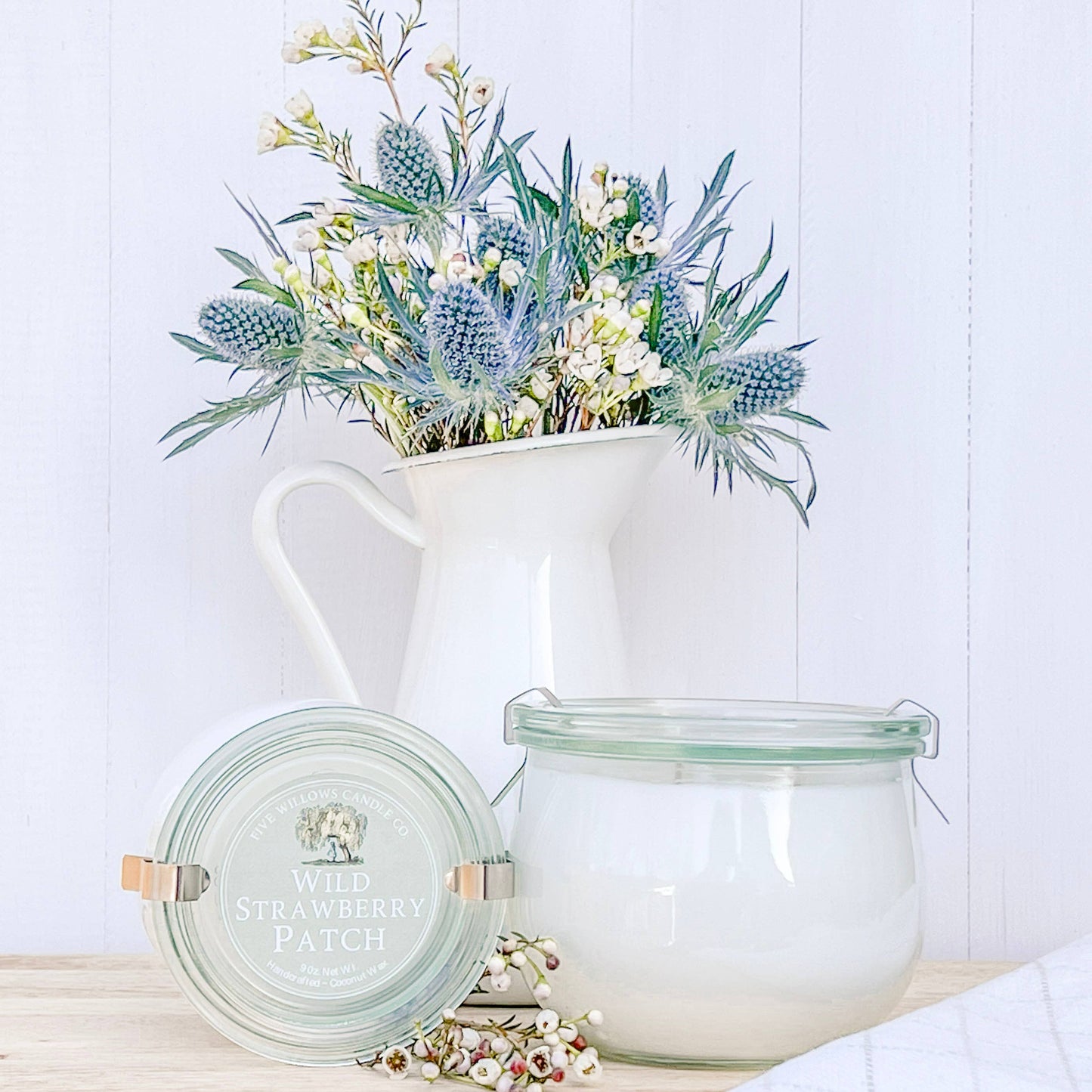 Wild Strawberry Patch 9 oz. European Preserve Jar Candle