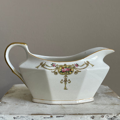 French Belclair Porcelain Gravy Boat