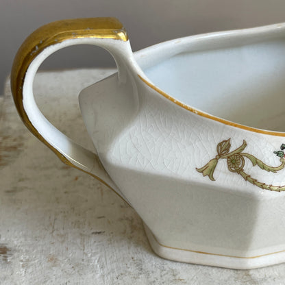 French Belclair Porcelain Gravy Boat