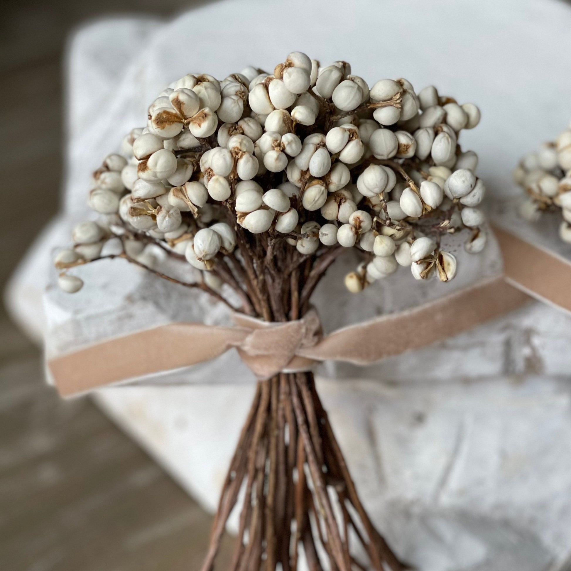 30 Stems- Tallow Berry Bundle | Dried White Tallow Berries