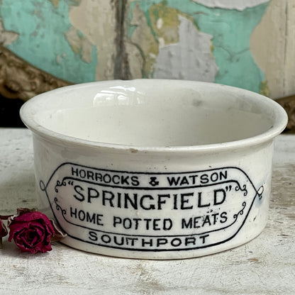 Horrocks & Watson Springfield Potted Meats Dish