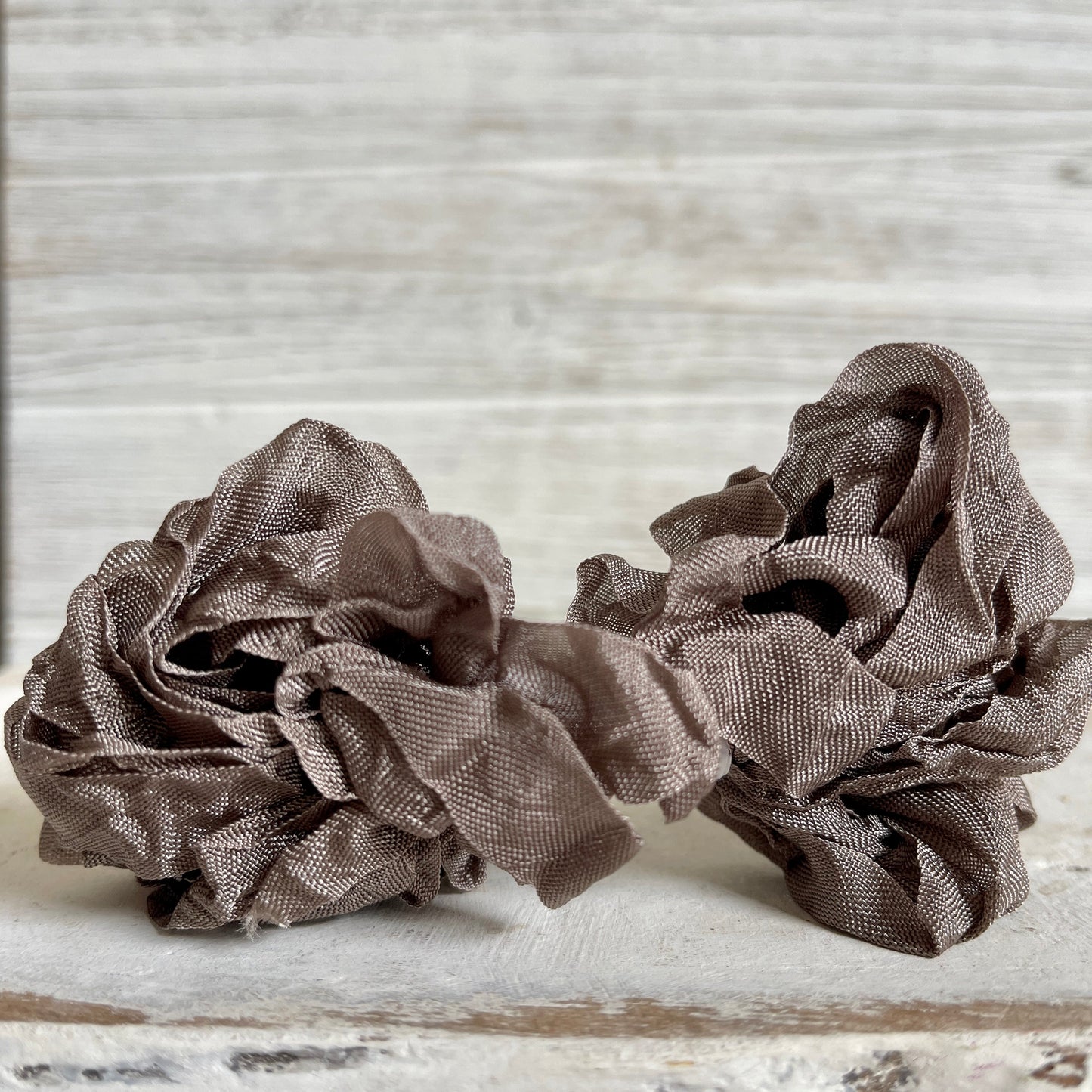 Crinkle Ribbon - Tea Rose