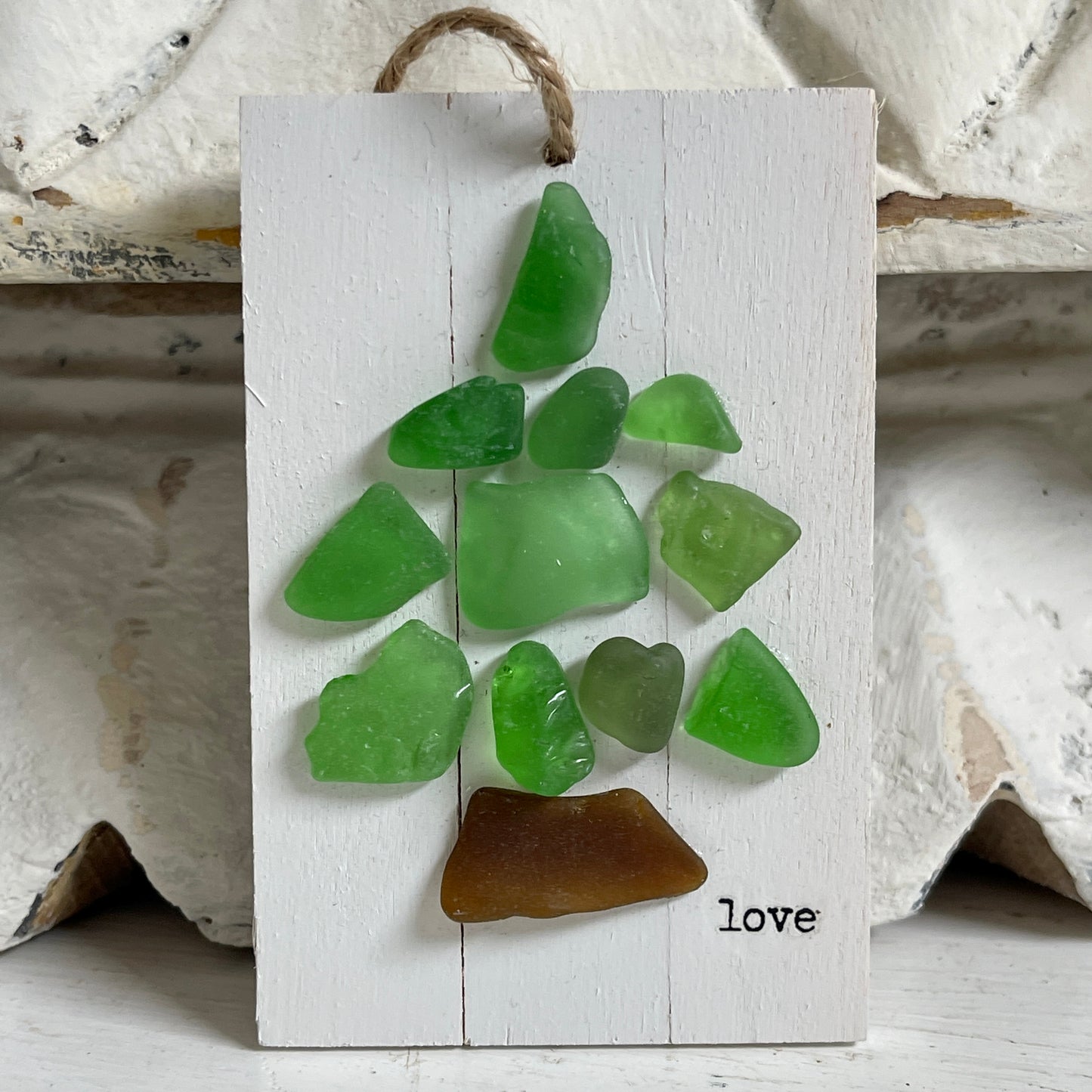 Sea Glass Christmas Tree