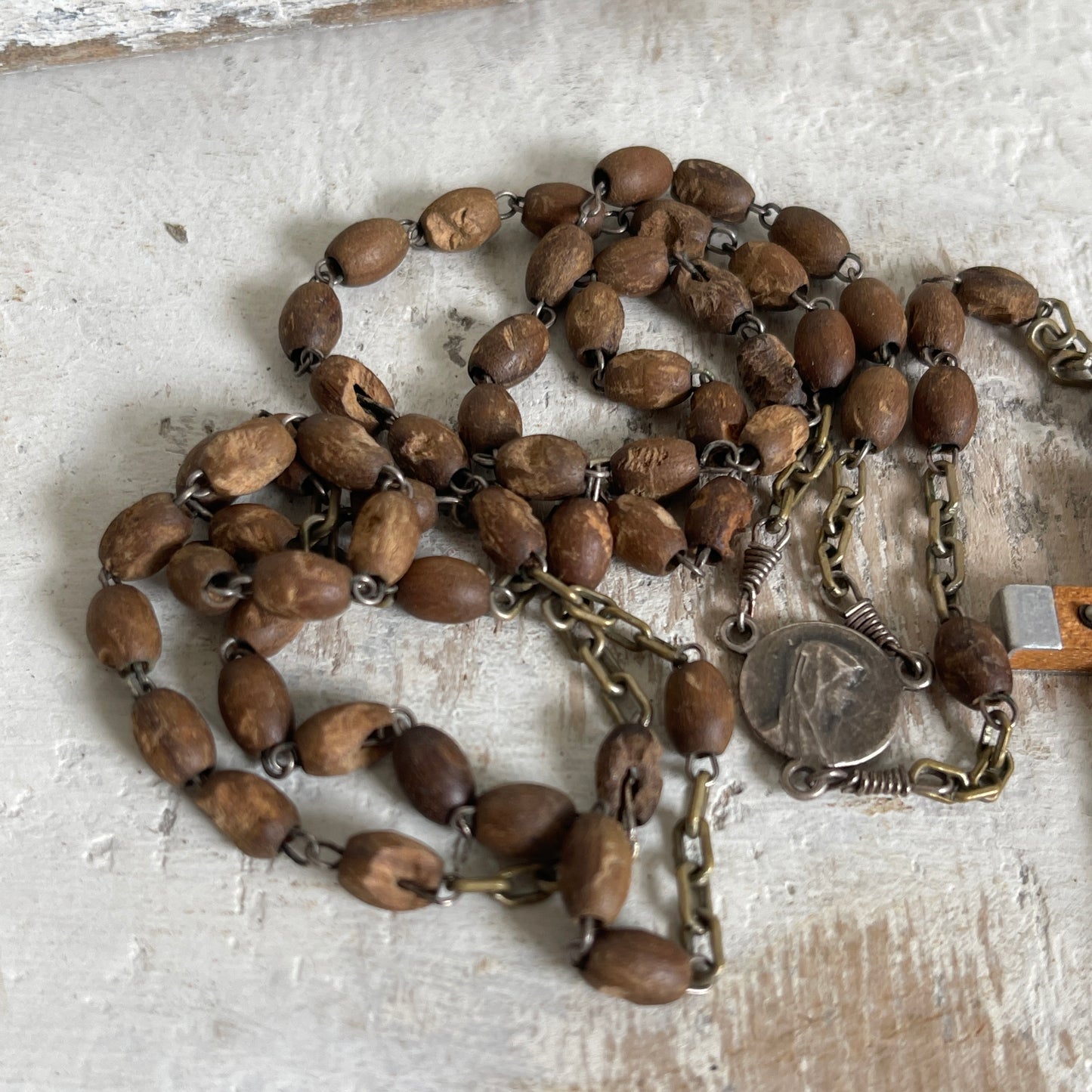 Wood Bead Rosary - Jerusalem