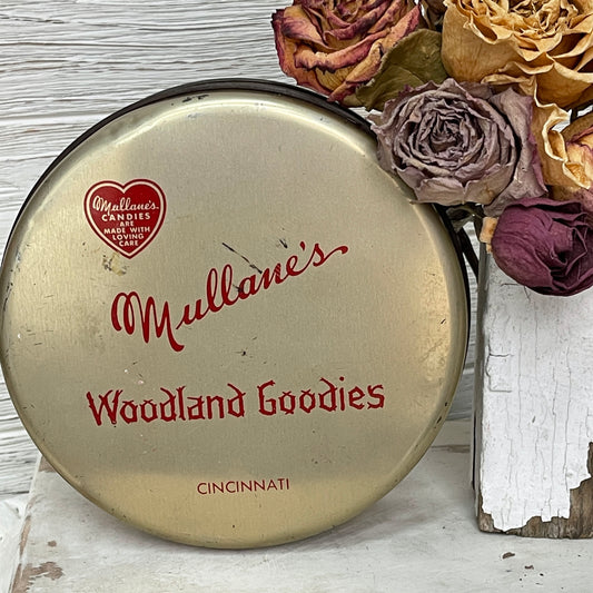 Gold Candy Tin - Mullane's Woodland Goodies